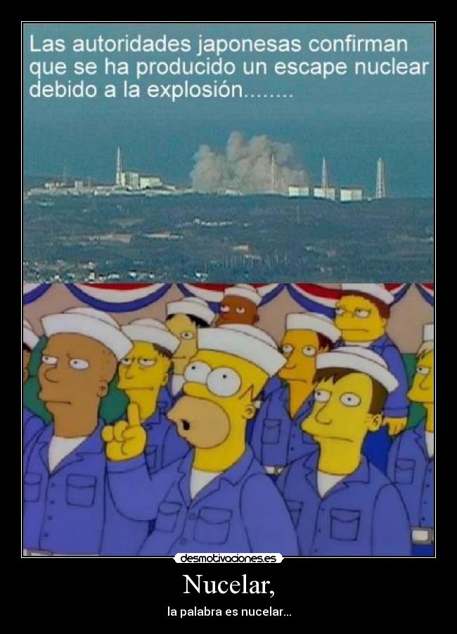 carteles nuclear homer simpson los simpsons central japon tokio desmotivaciones