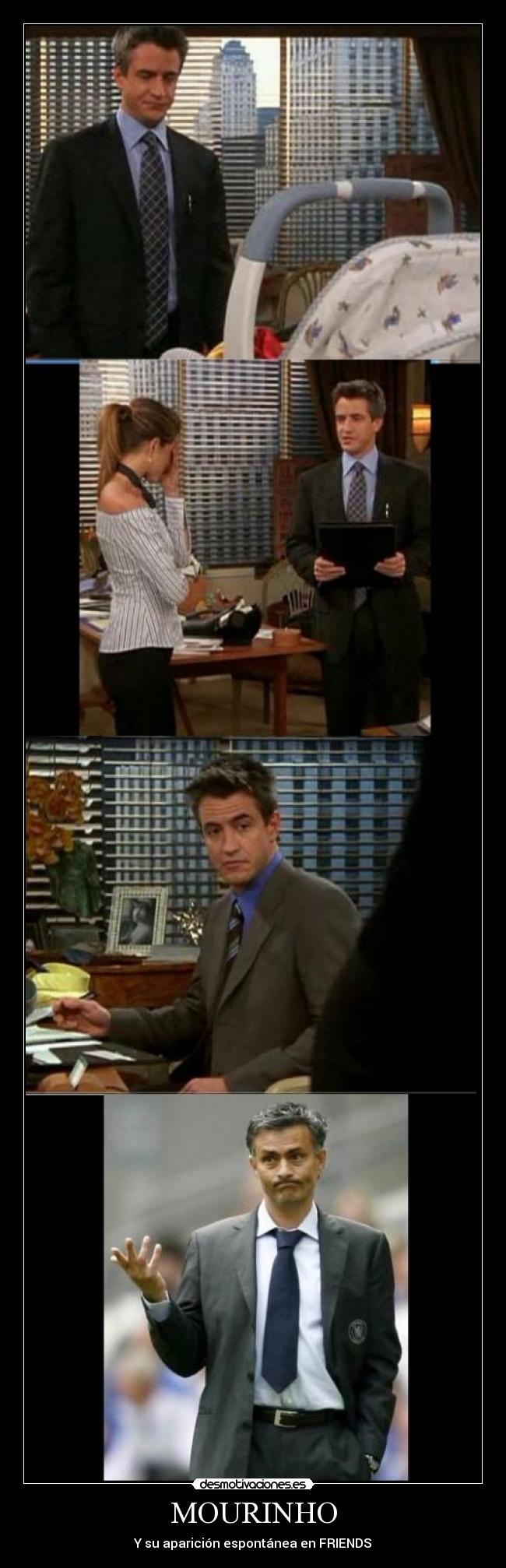 MOURINHO - Y su aparición espontánea en FRIENDS