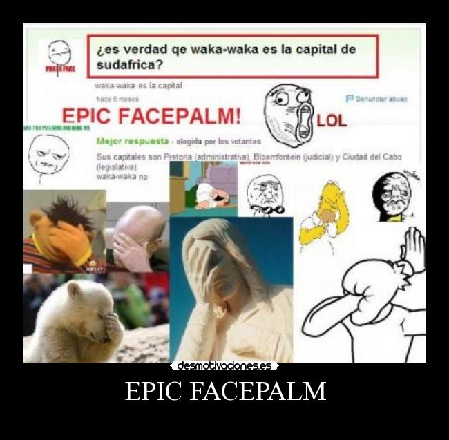EPIC FACEPALM - 