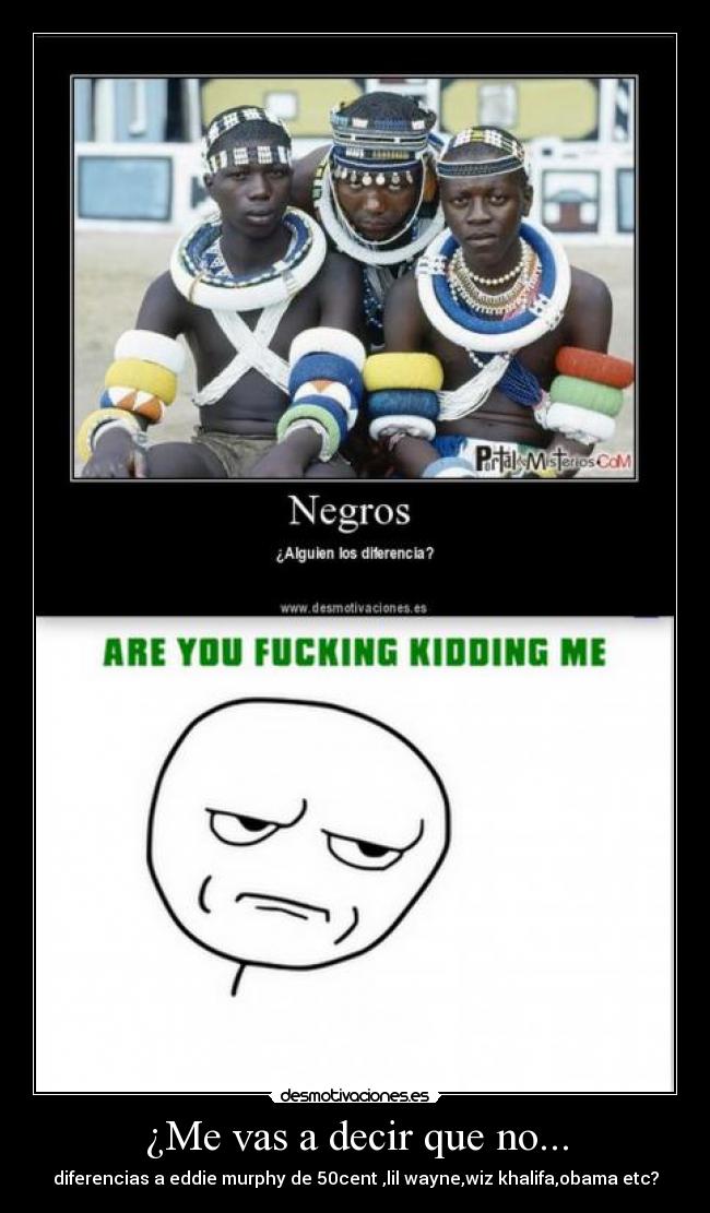 ¿Me vas a decir que no... - 