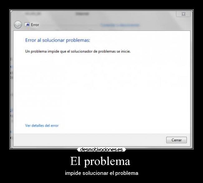 El problema -