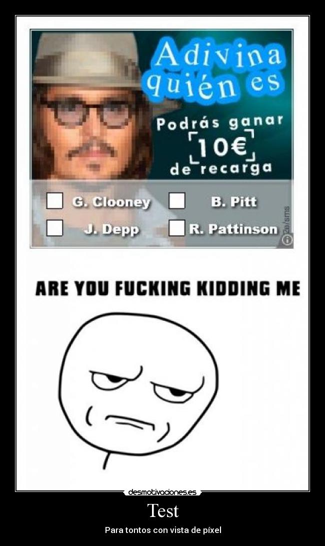 carteles test ayfkm desmotivaciones