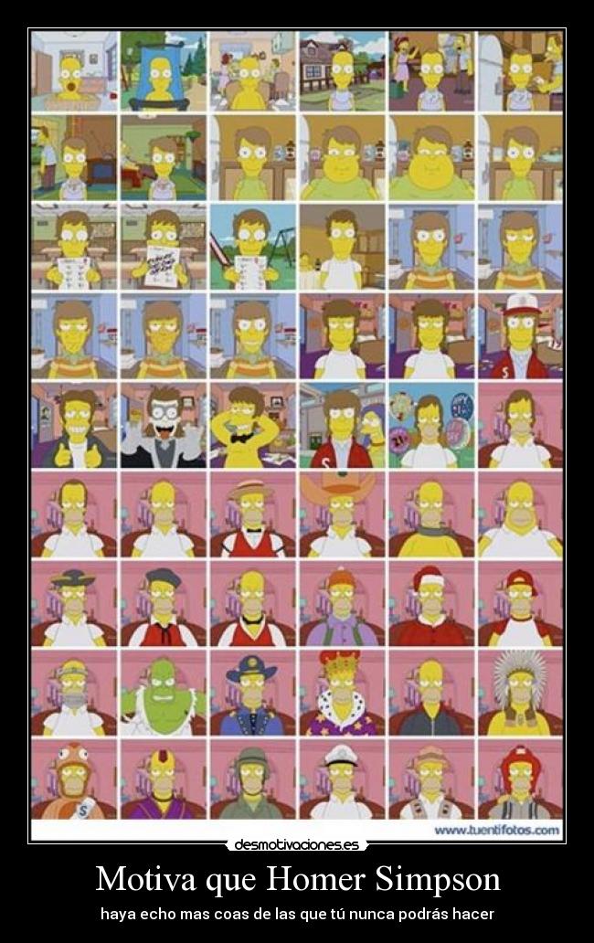 carteles motiva homer simpson justin desmotivaciones