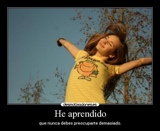 He aprendido - 