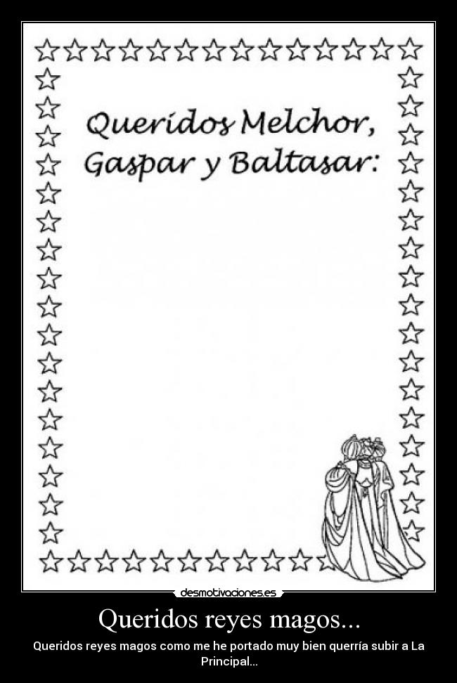 Queridos reyes magos... - 