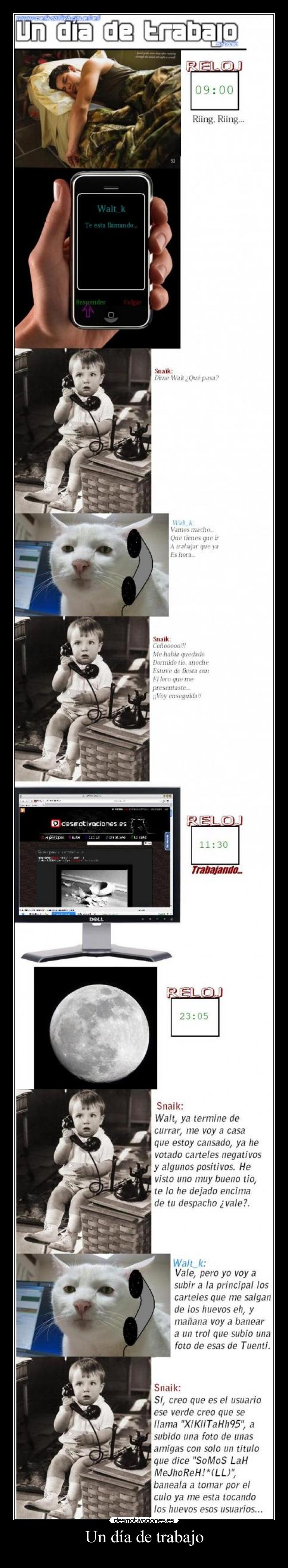 Un día de trabajo -