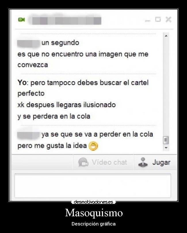 Masoquismo - Descripción gráfica