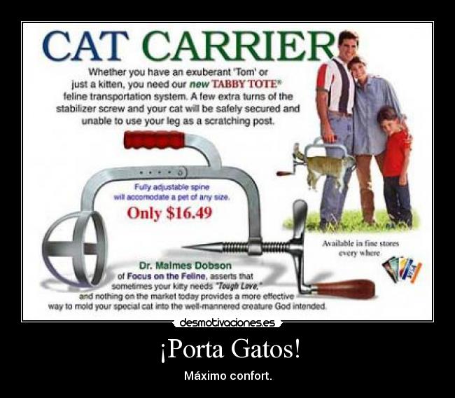 ¡Porta Gatos! - 