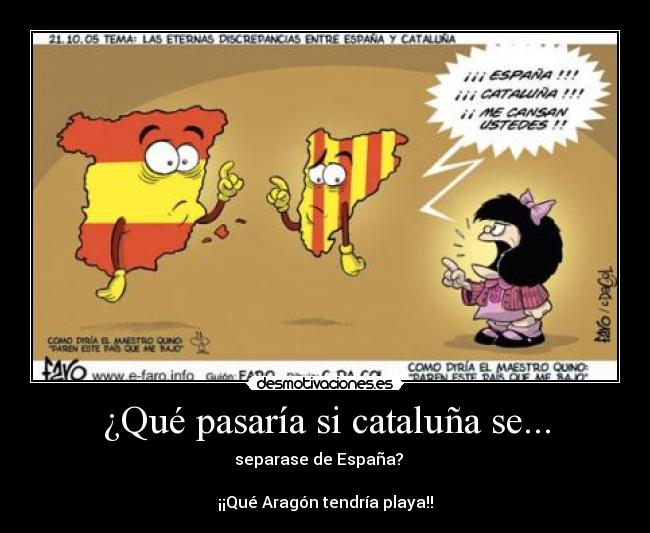 ¿Qué pasaría si cataluña se... - 