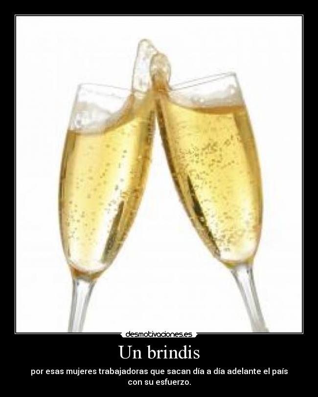 Un brindis -