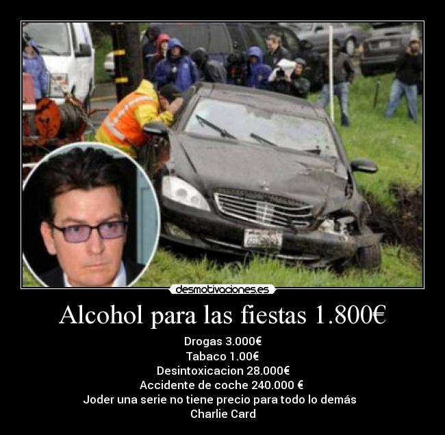 carteles charlie sheen dos hombres medio alan jake cerrado berta rose desmotivaciones