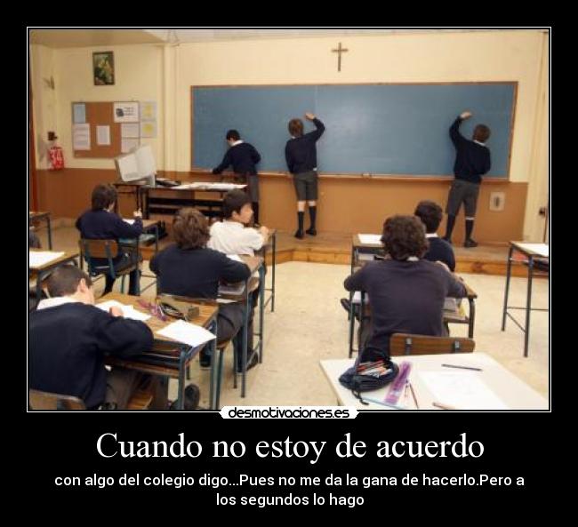 Cuando no estoy de acuerdo - 