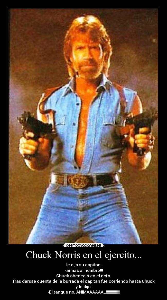 Chuck Norris en el ejercito... - 