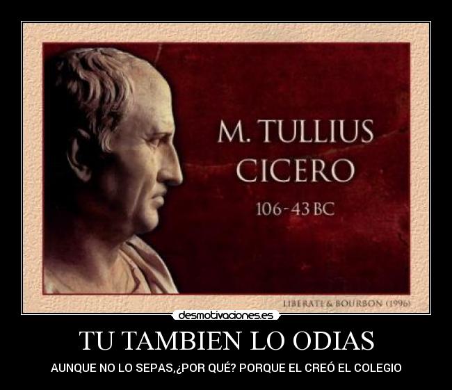 TU TAMBIEN LO ODIAS -