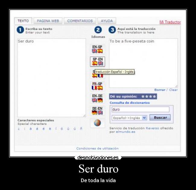 Ser duro -
