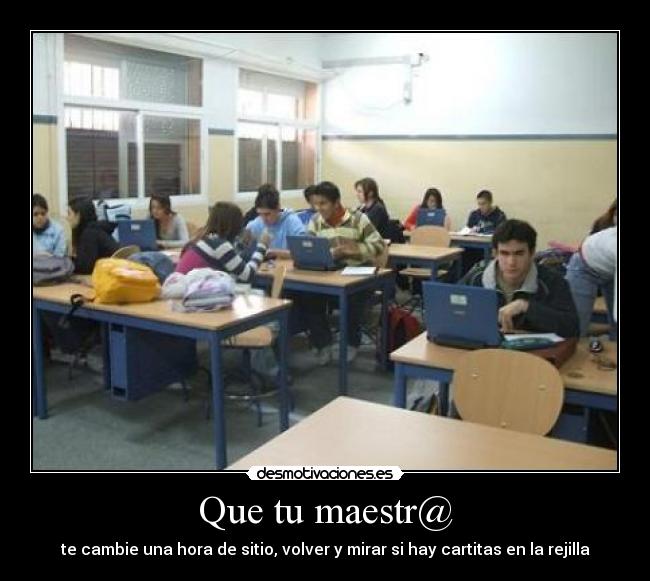 carteles maestro desmotivaciones