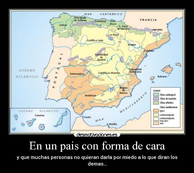 En un pais con forma de cara - 