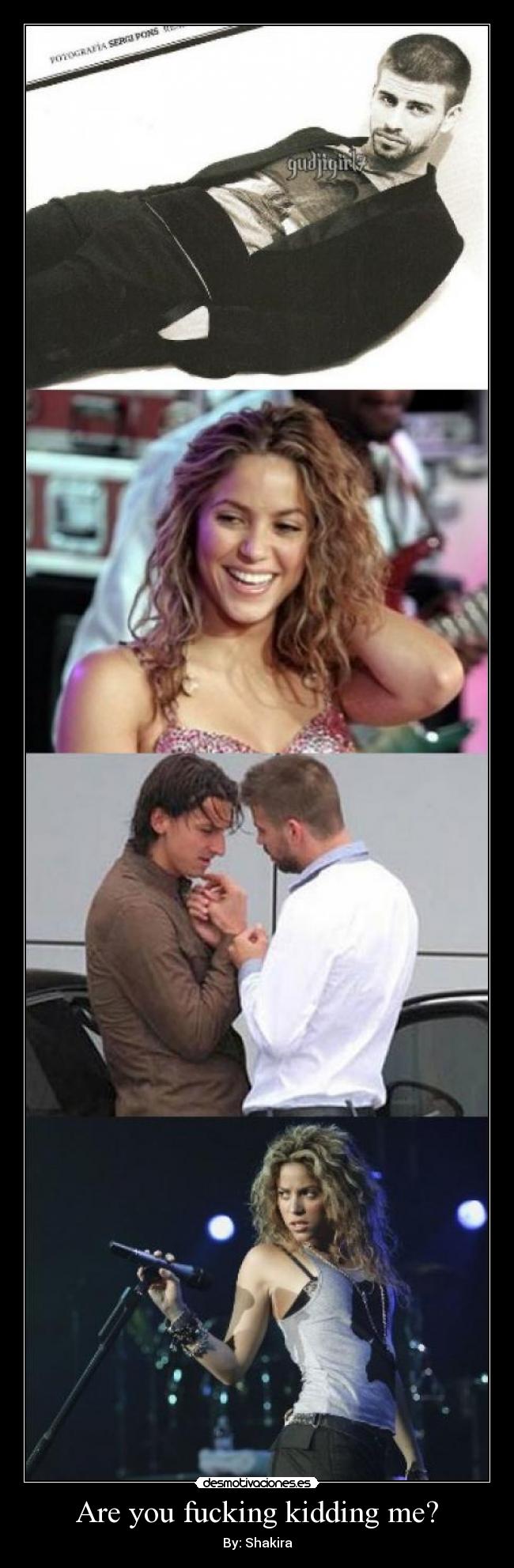 Are you fucking kidding me? -