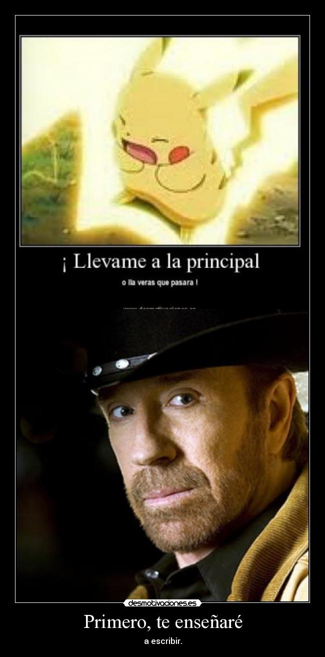 Primero, te enseñaré - 