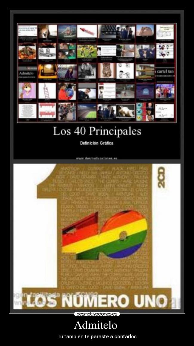 Admitelo - Tu tambien te paraste a contarlos
