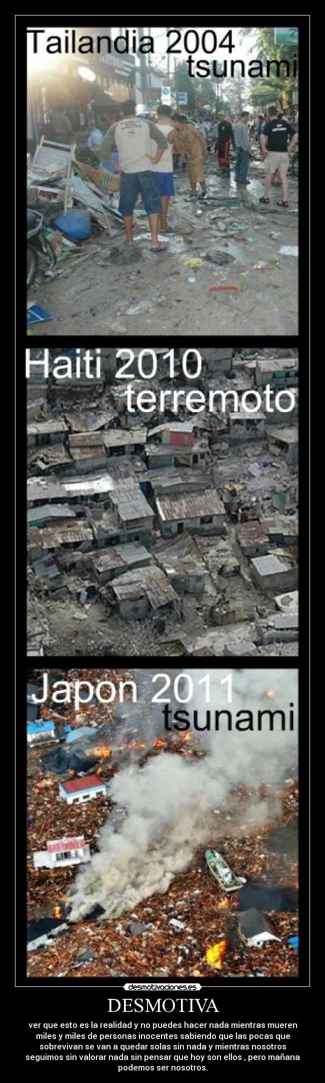 carteles catastrofes desmotivaciones
