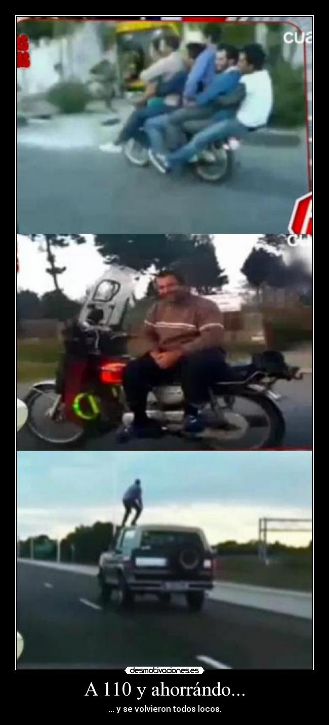 A 110 y ahorrándo... -