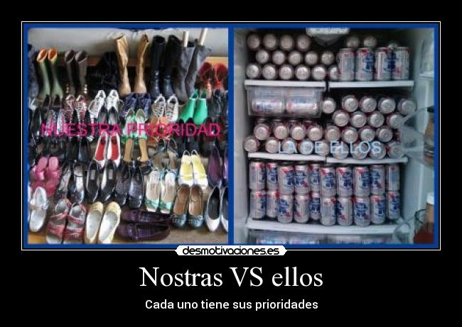 Nostras VS ellos -