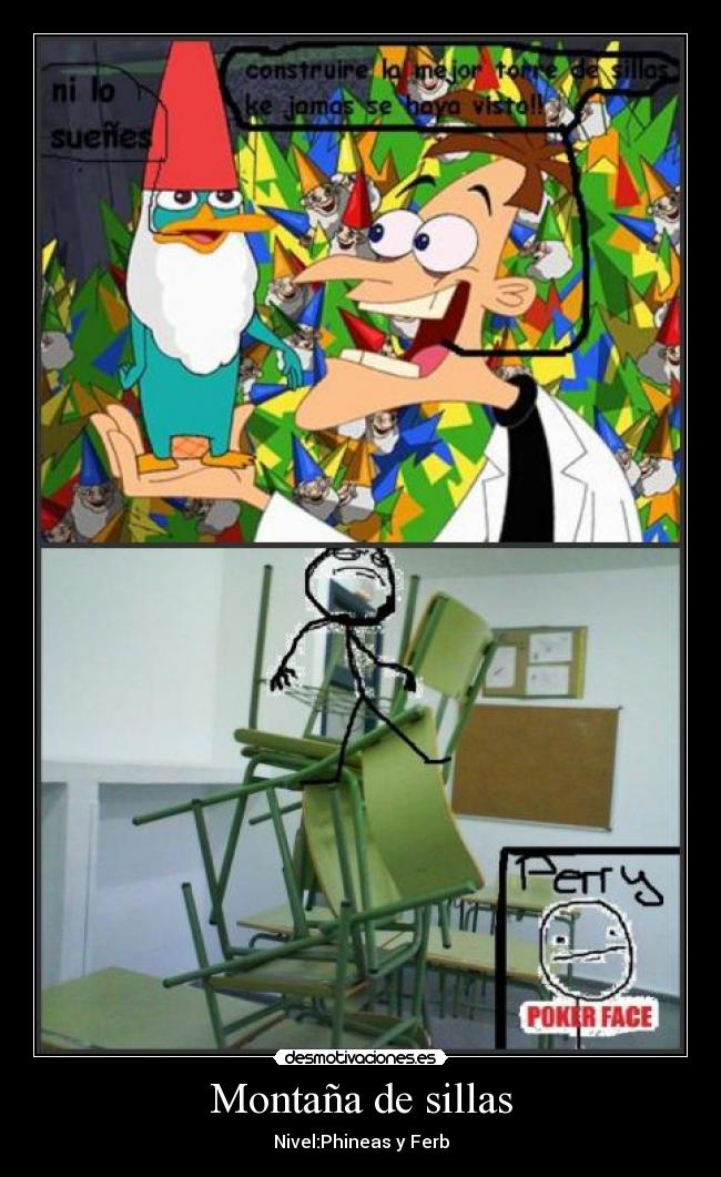 Montaña de sillas -