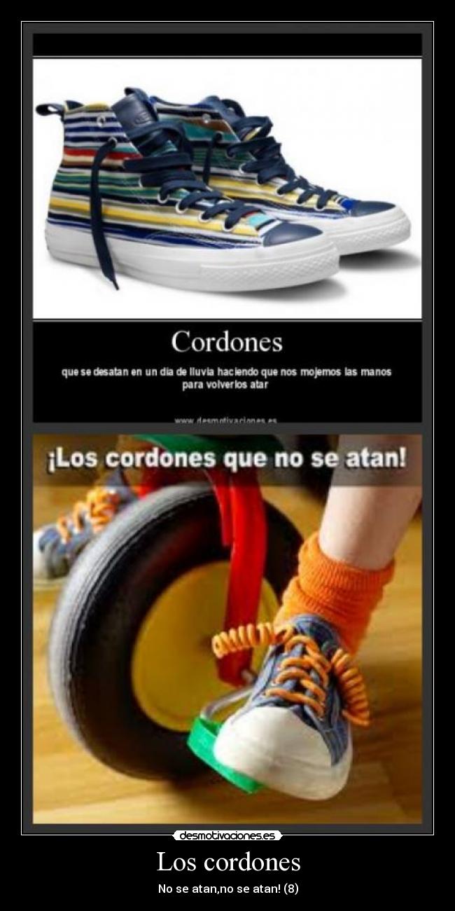 Los cordones - No se atan,no se atan! (8)