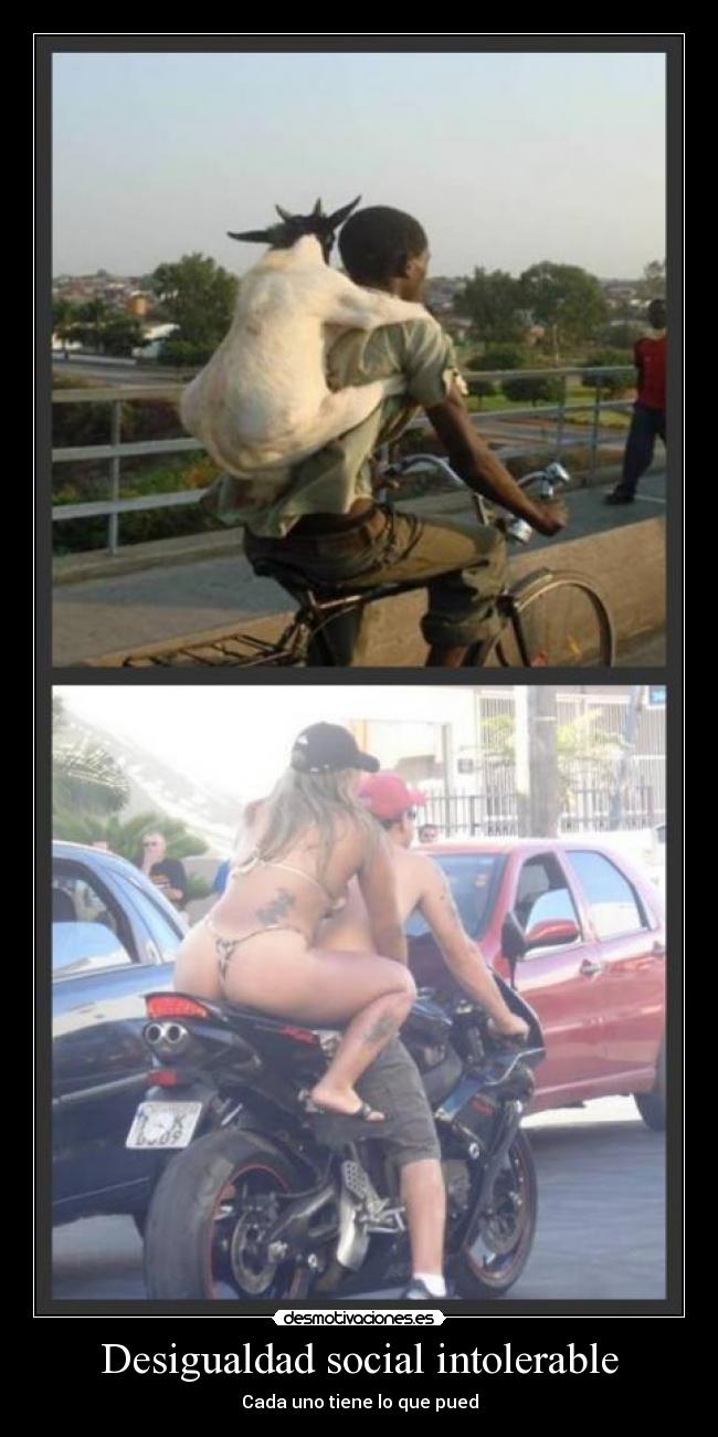 Desigualdad social intolerable - 