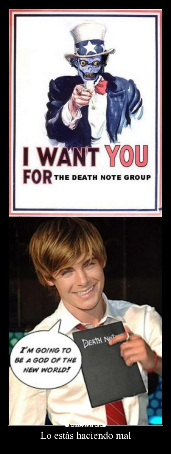 Lo estás haciendo mal -