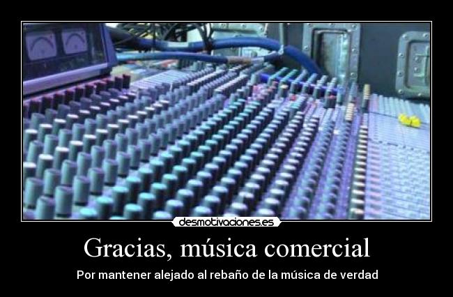 Gracias, música comercial - 