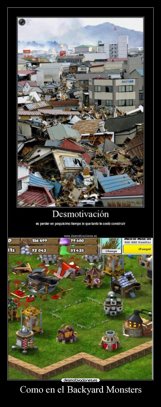 Como en el Backyard Monsters -