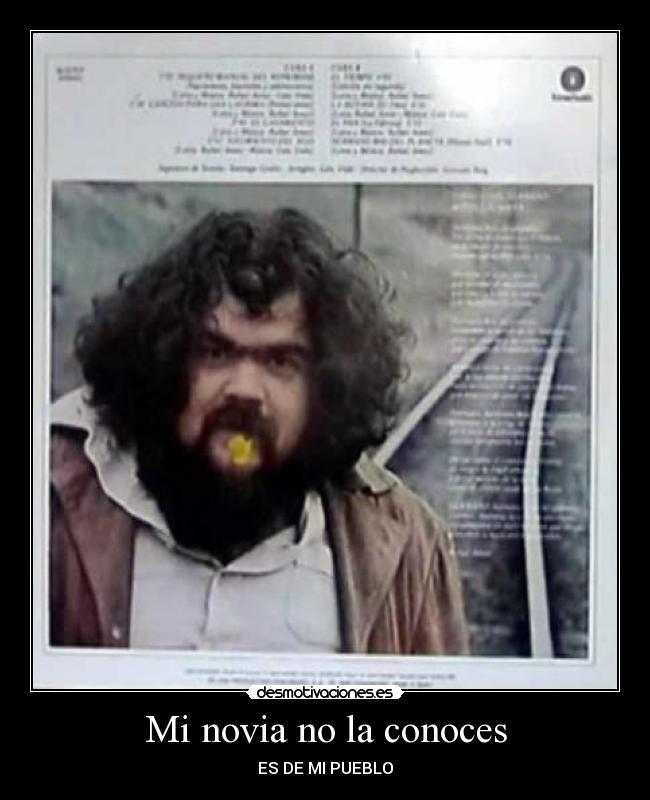 Mi novia no la conoces - 