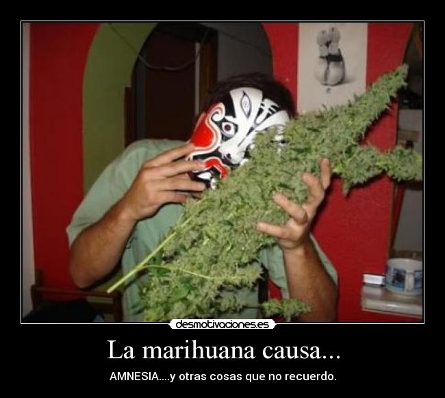 La marihuana causa... - 