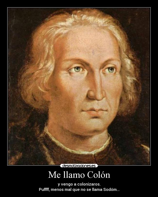 Me llamo Colón -