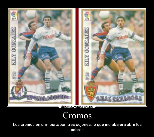 carteles cromos desmotivaciones