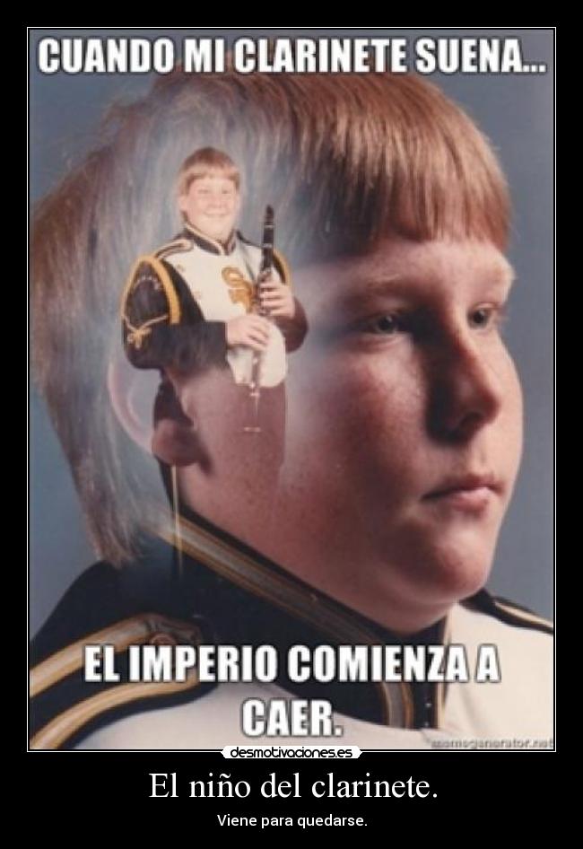 El niño del clarinete. - 