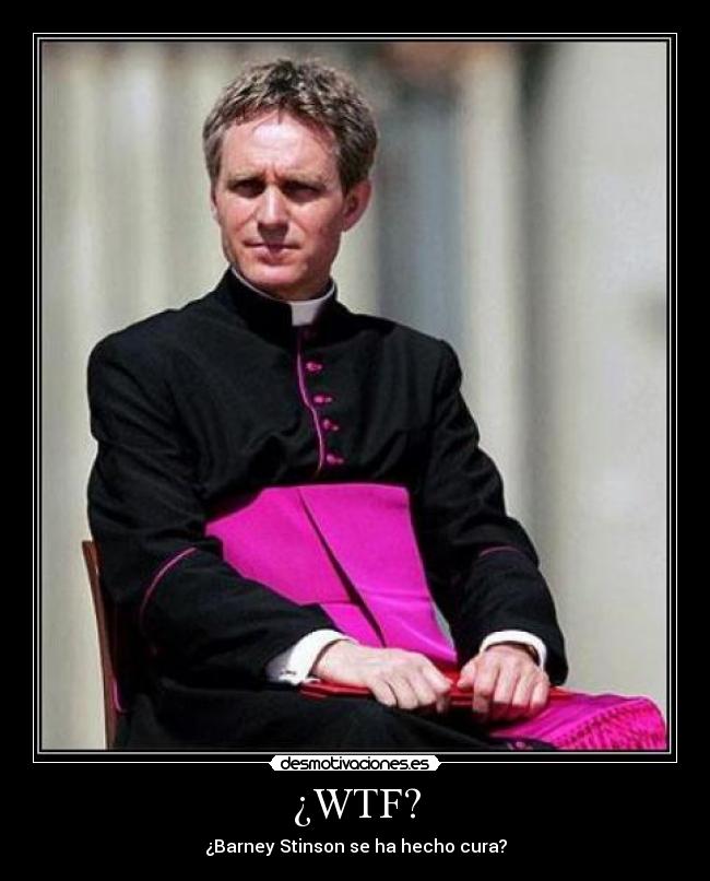 ¿WTF? - ¿Barney Stinson se ha hecho cura?