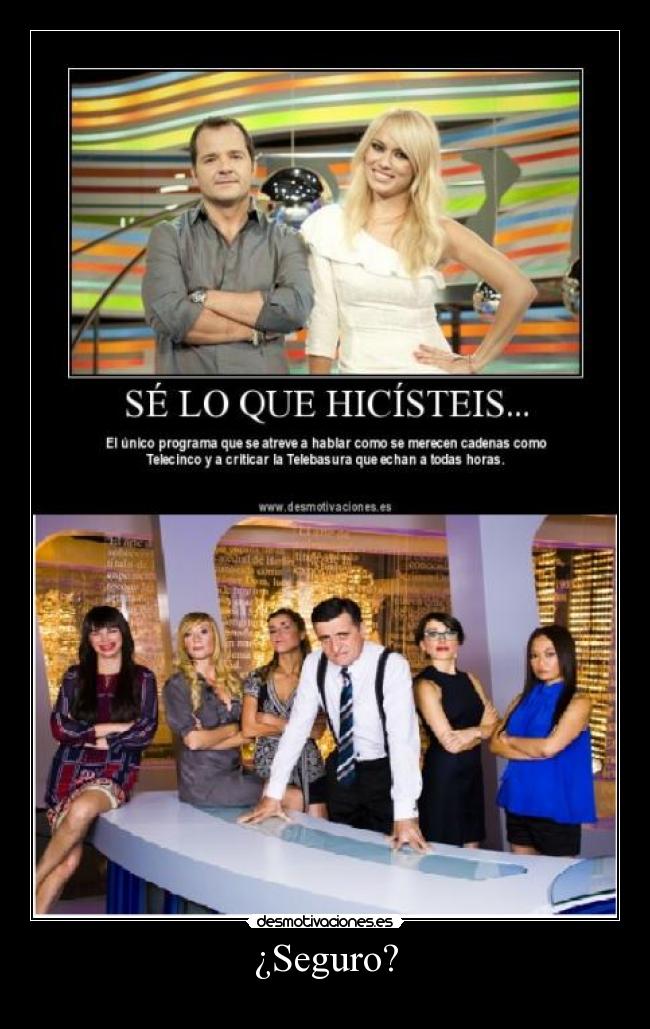 ¿Seguro? - 