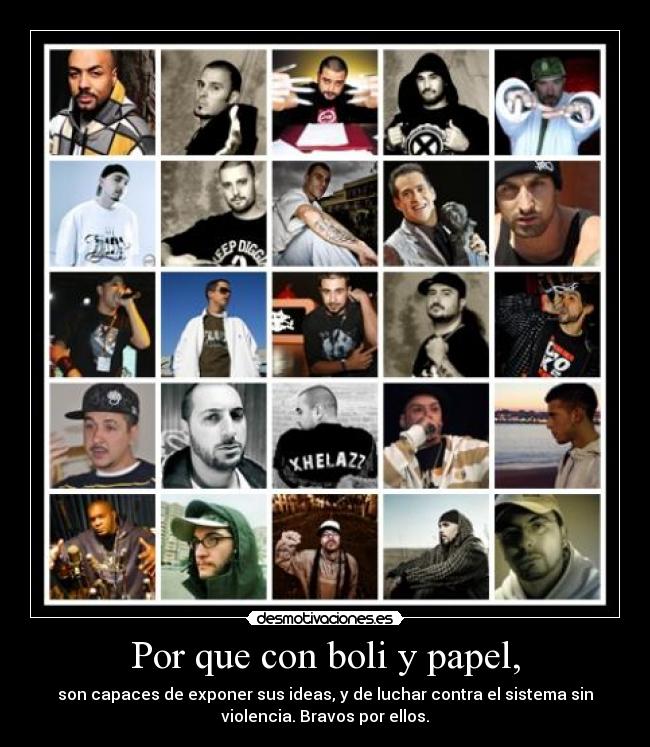 Por que con boli y papel, -