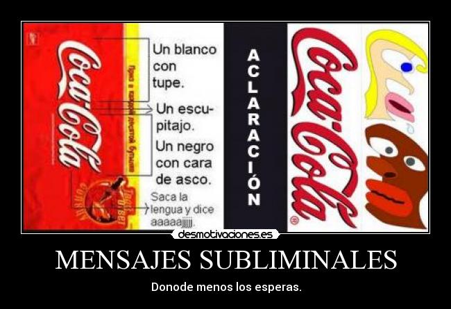 carteles mensajes desmotivaciones