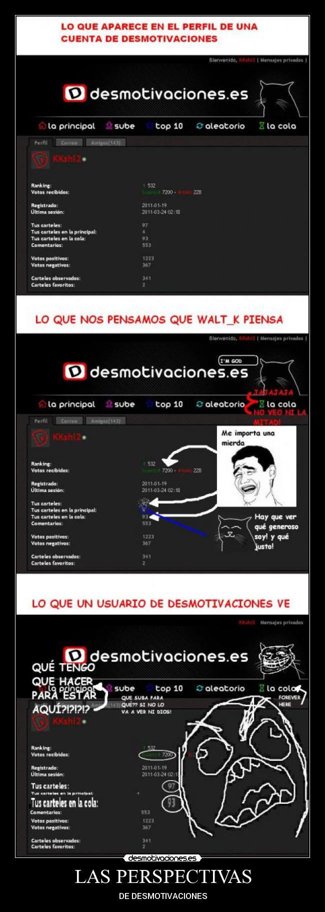 LAS PERSPECTIVAS - DE DESMOTIVACIONES