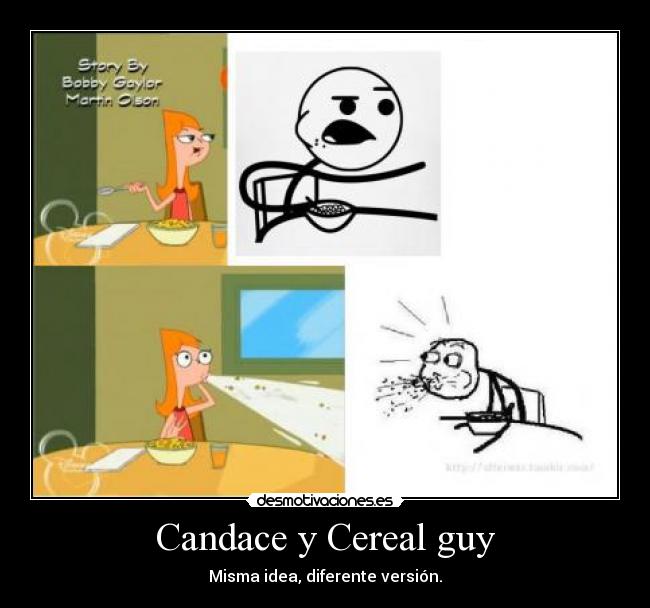 Candace y Cereal guy -