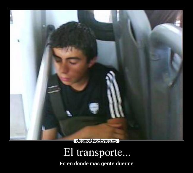 El transporte... -