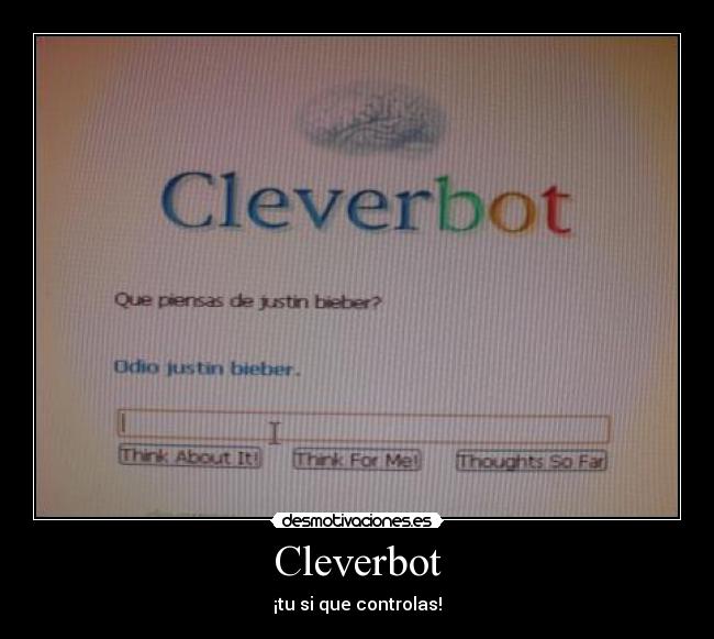 Cleverbot - ¡tu si que controlas!