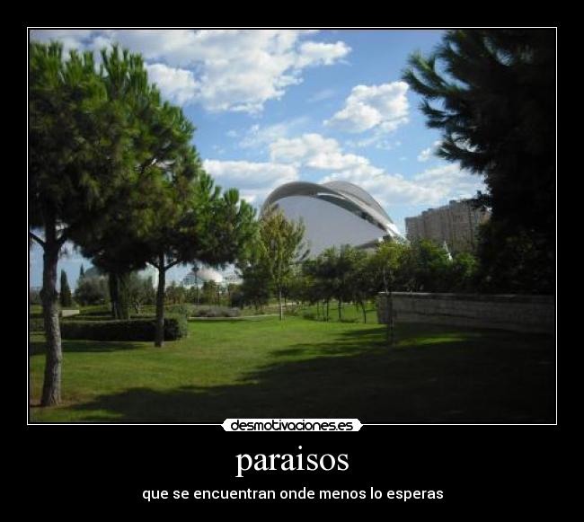 paraisos - que se encuentran onde menos lo esperas