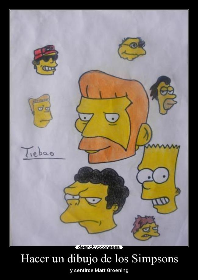 Hacer un dibujo de los Simpsons -