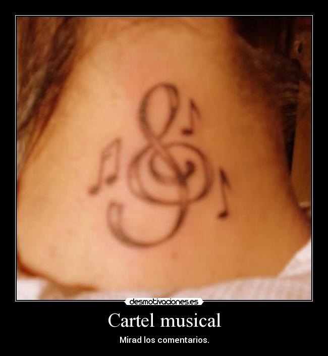 Cartel musical -