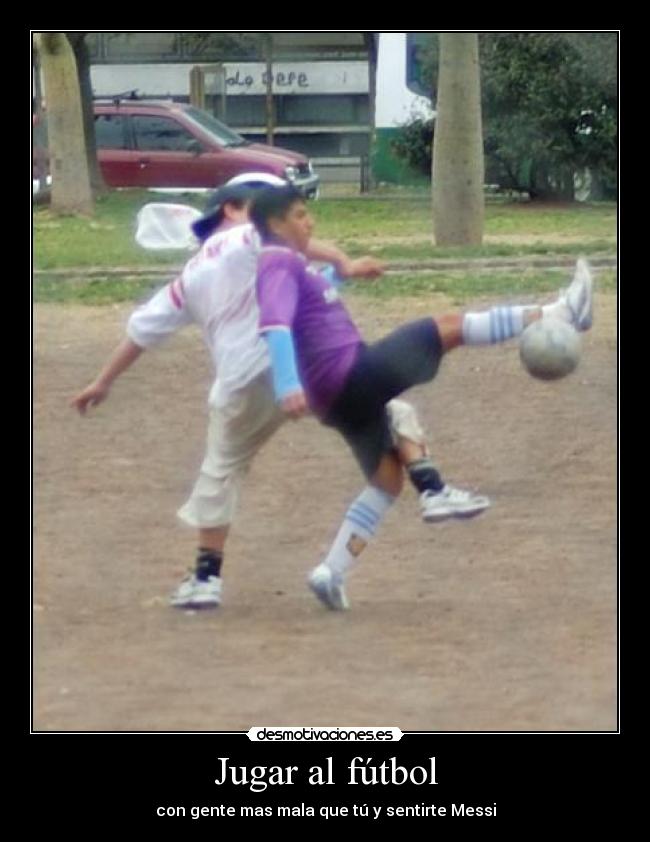 Jugar al fútbol - 